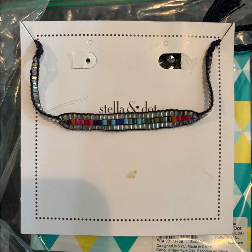 Stella & Dot Rainbow Beaded Bracelet